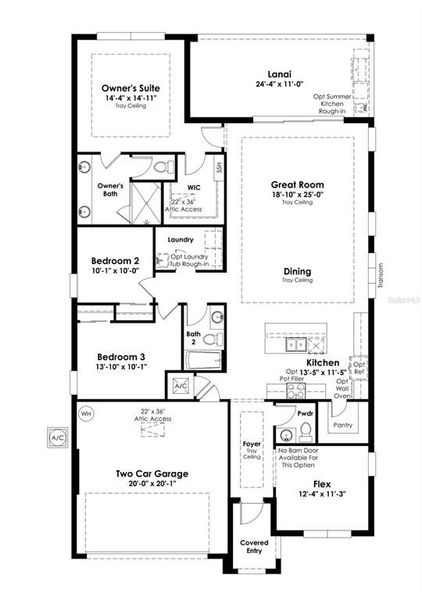 2D floor plan layout of this home in , Deland, FL (Image 5).