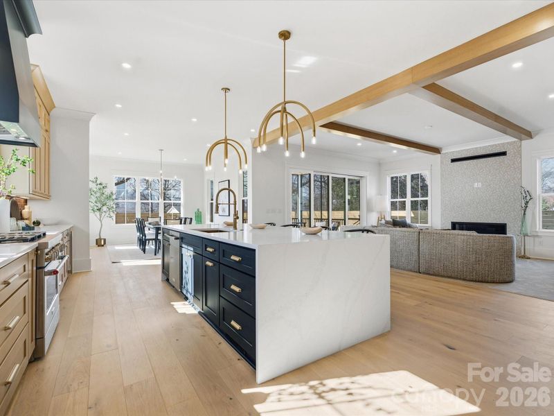 Furnished interior view inside a new home in , Charlotte (Image 39).