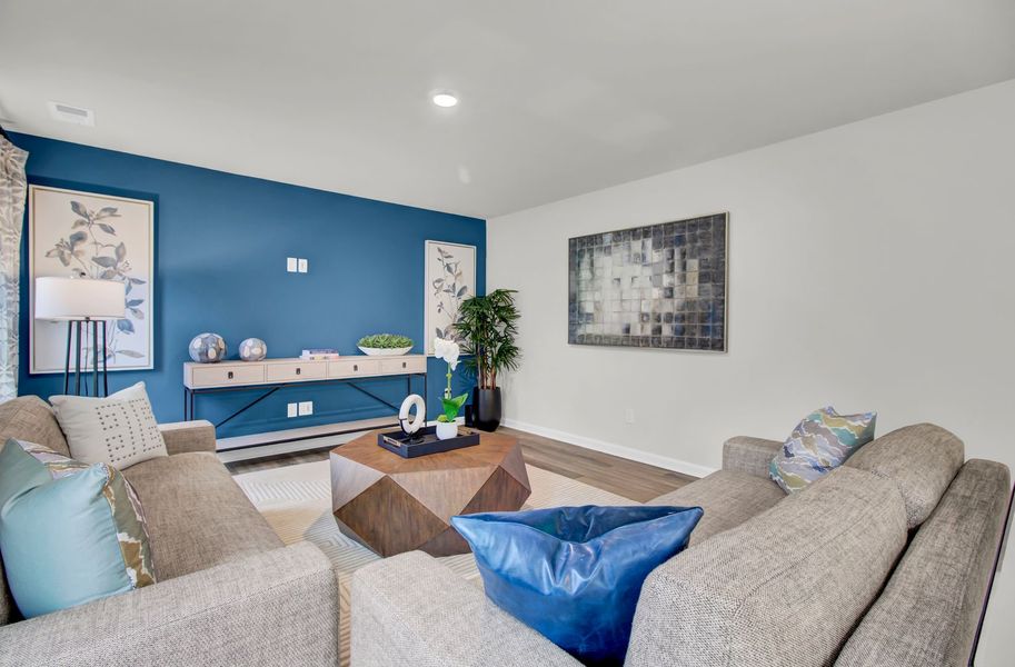 Furnished interior view inside a new home in Essence at Chestnut Ridge North, Hopkins (Image 15).