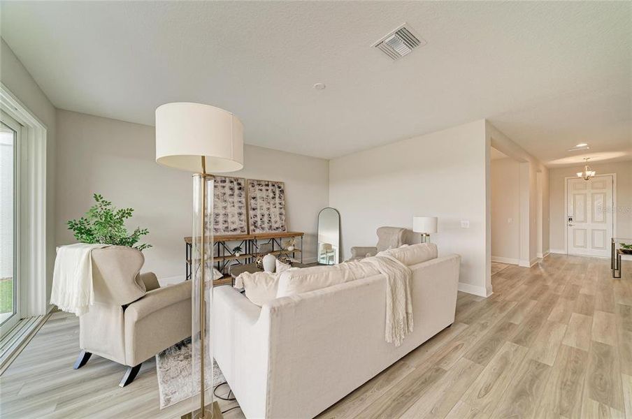 Furnished interior view inside a new home in Mirada, San Antonio (Image 13).