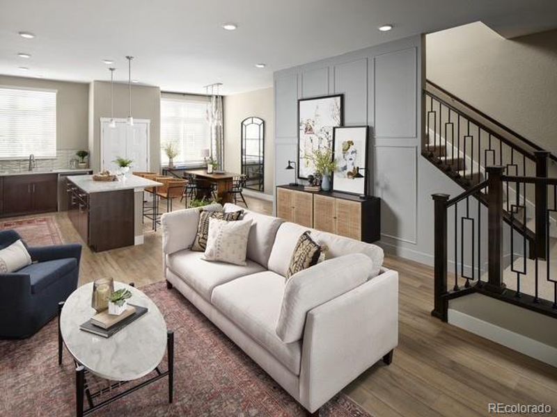 Furnished interior view inside a new home in , Lakewood (Image 3).