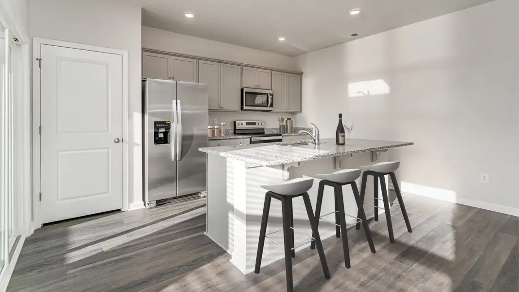 Representative furnished interior of a home built from the KERRY by D.R. Horton in Harper Meadows, Loris (Image 3).