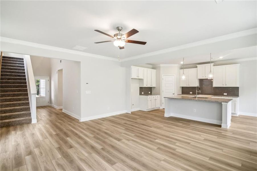 Spacious, unfurnished interior of a new home in Crofton Place Enclave, Snellville (Image 30).