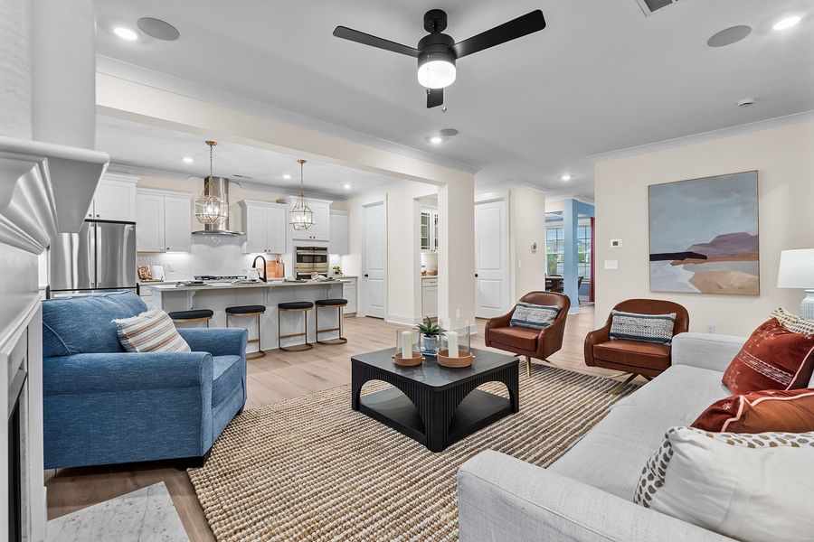 Representative furnished interior of a home built from the Savannah - Vanguard Collection by Mungo Homes in Pineland Preserve, Summerville (Image 7).