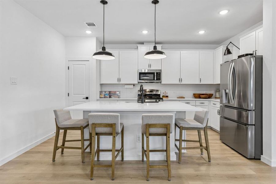 Furnished interior view inside a new home in , Dallas (Image 11).