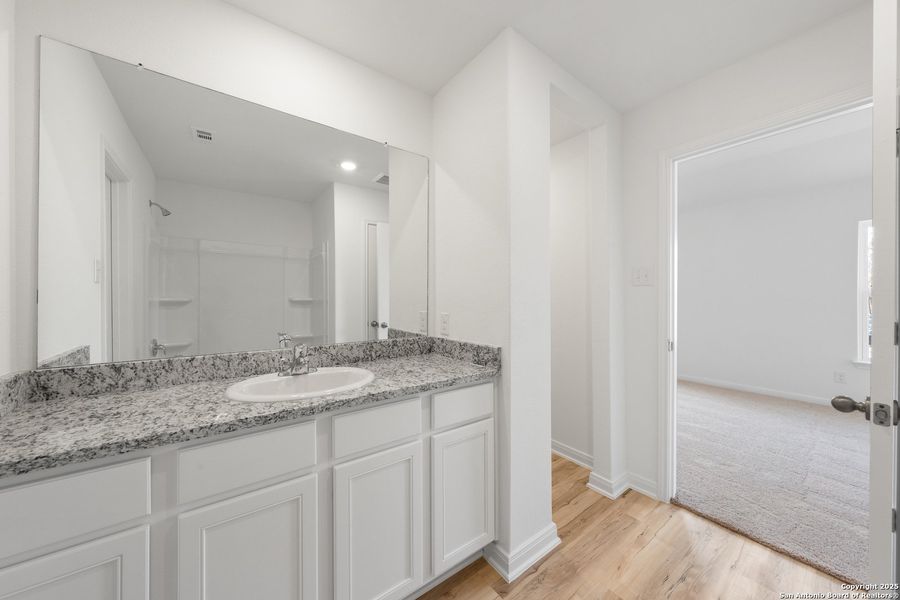 Furnished interior view inside a new home in Preserve at Medina, Von Ormy (Image 4).
