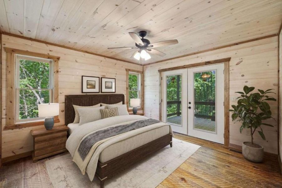 Furnished interior view inside a new home in , Blue Ridge (Image 5). Furnished interior view inside a new home in , Blue Ridge (Image 5).