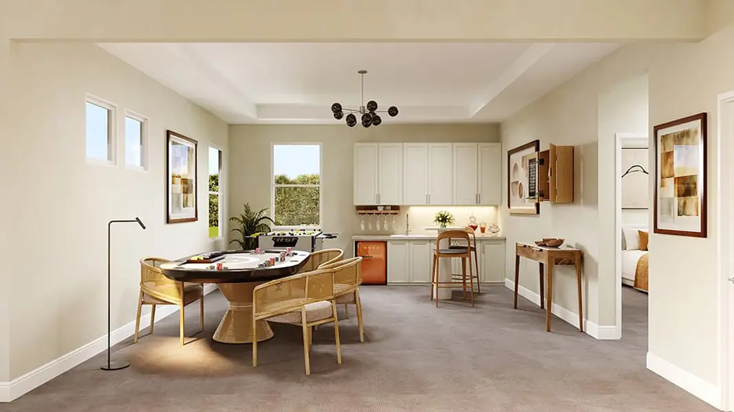 Representative furnished interior of a home built from the Ravenna by Taylor Morrison in Astor Creek Golf and Country Club, Port St. Lucie (Image 23).