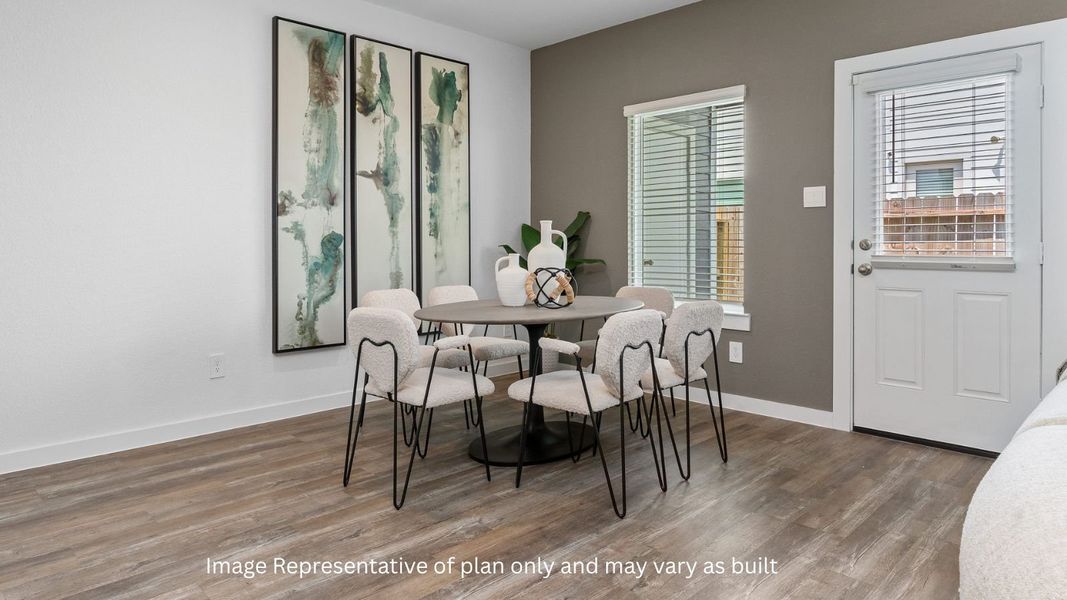 Furnished interior view inside a new home in Alaia Crossing, Houston (Image 13).