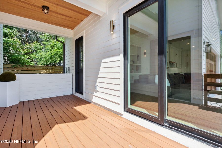 Exterior details and patio area of a home in , Fernandina Beach (Image 29).