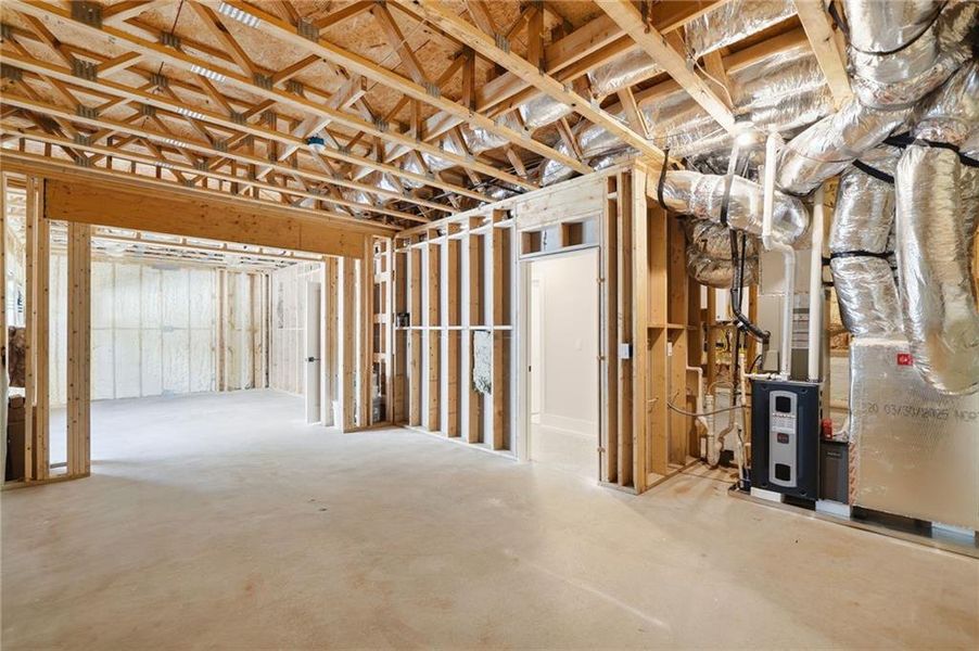 In-progress construction of a new home in , Roswell, GA (Image 64).