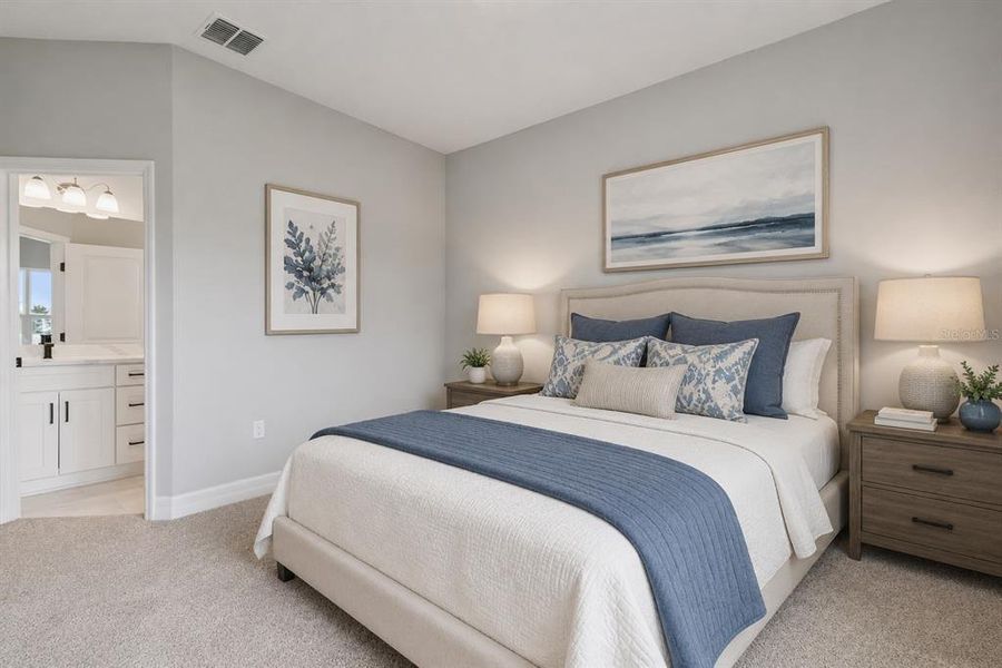 Furnished interior view inside a new home in , Ocala (Image 15).