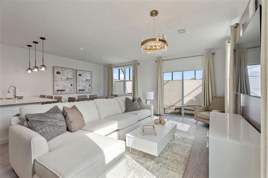 Furnished interior view inside a new home in , Davenport (Image 27). Furnished interior view inside a new home in , Davenport (Image 27).