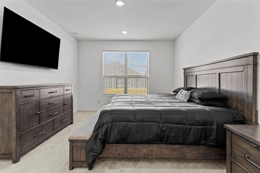 Furnished interior view inside a new home in Tavola: Wildflower II Collection, New Caney (Image 10).