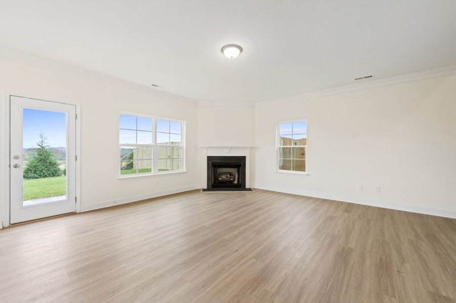 Spacious, unfurnished interior of a new home in Miller's Reserve, Greensboro (Image 19). Spacious, unfurnished interior of a new home in Miller's Reserve, Greensboro (Image 19).