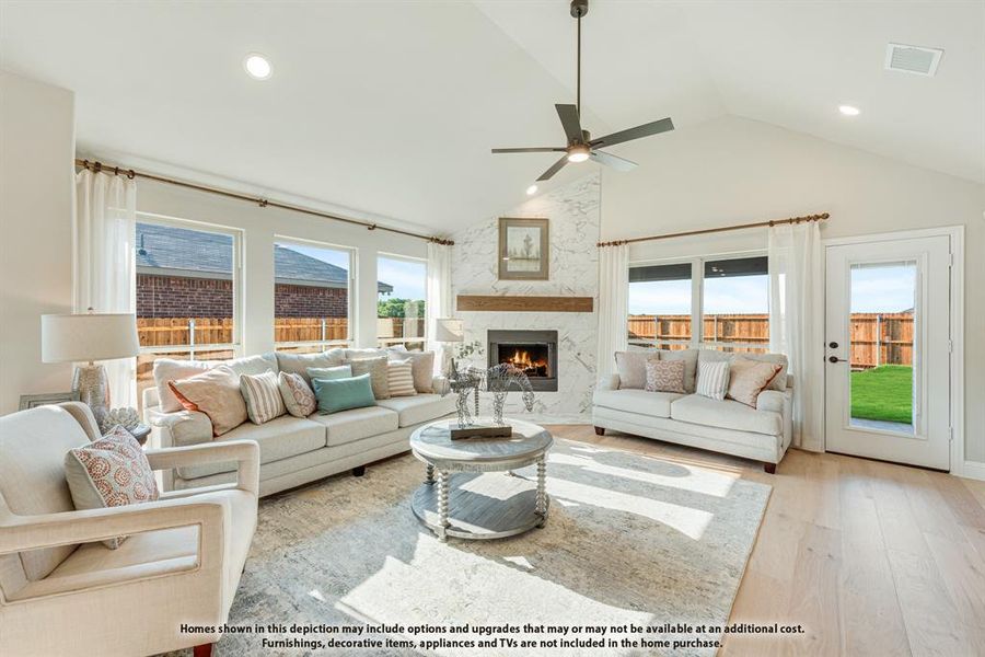 Furnished interior view inside a new home in Anderson Crossing, Trenton (Image 23).