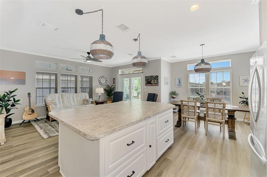 Furnished interior view inside a new home in , Venice (Image 9).