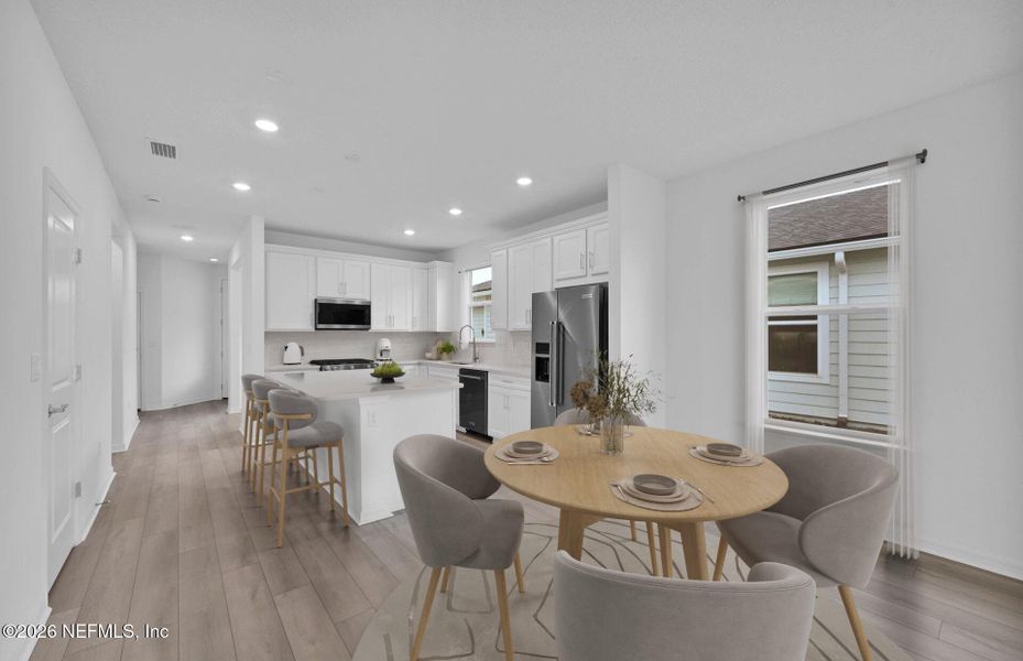 Furnished interior view inside a new home in , Yulee (Image 12).