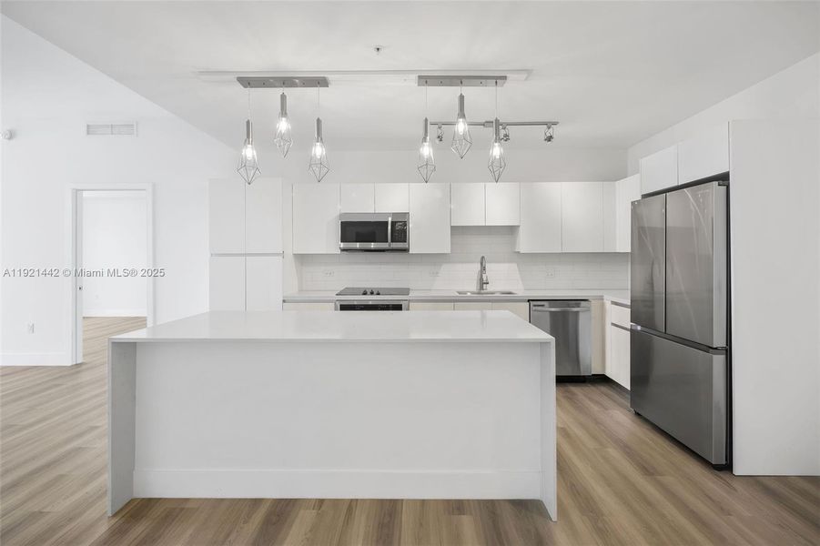 Furnished interior view inside a new home in , Hallandale Beach (Image 9).