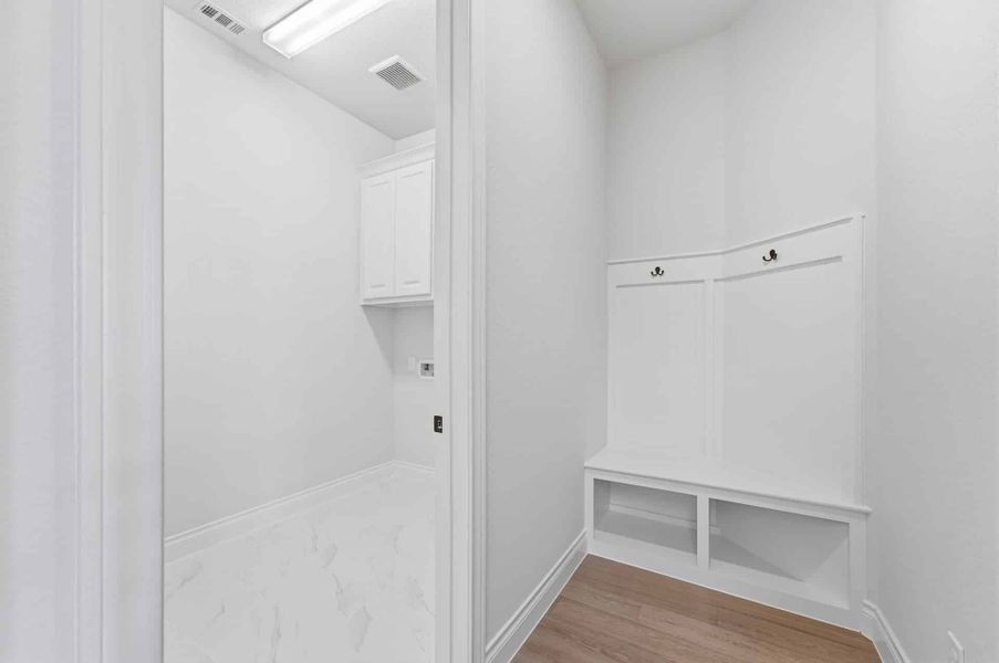 Spacious, unfurnished interior of a new home in Bridgeland 50′, Cypress (Image 37).