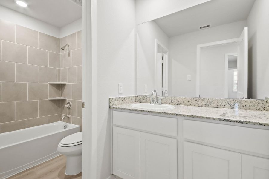 Furnished interior view inside a new home in Barrett Crossing, Crosby (Image 8). Furnished interior view inside a new home in Barrett Crossing, Crosby (Image 8).