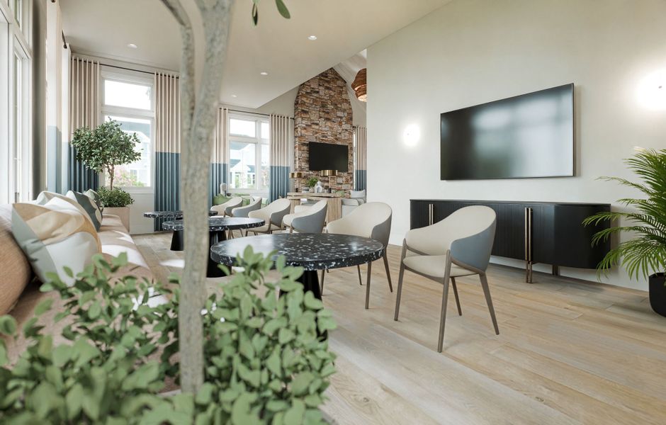 Furnished interior view inside a new home in Silverstone, Knightdale (Image 25).