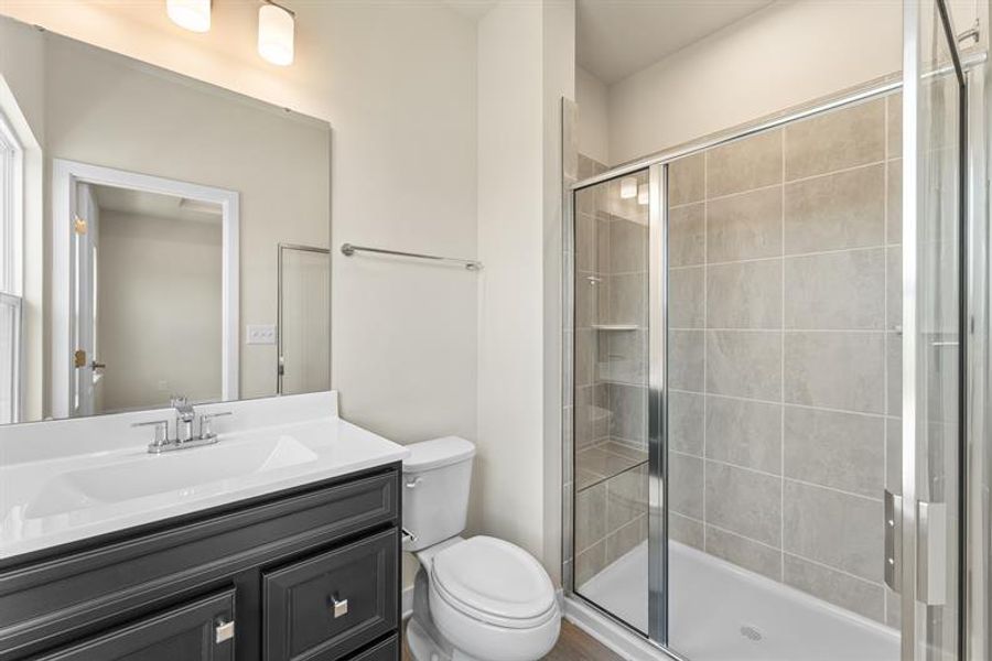 Furnished interior view inside a new home in Stowe Branch Townhomes, Charlotte (Image 7).