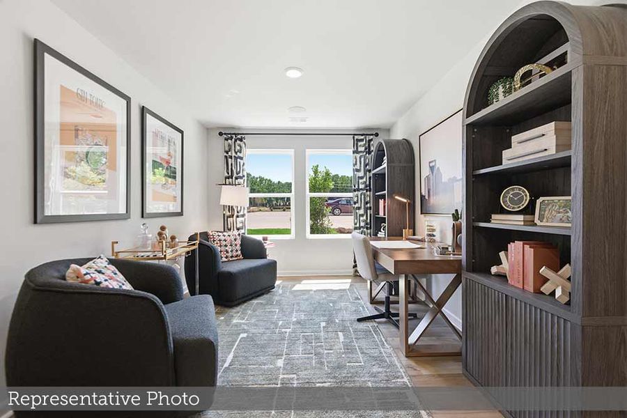 Furnished interior view inside a new home in Westwood Reserve, Charlotte (Image 6).