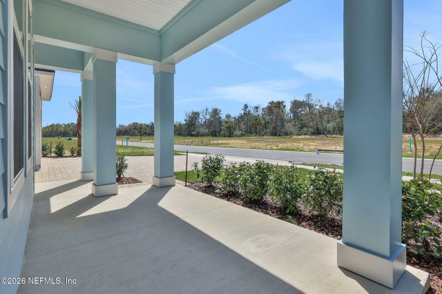 Exterior details and patio area of a home in Veranda Bay, Flagler Beach (Image 28).