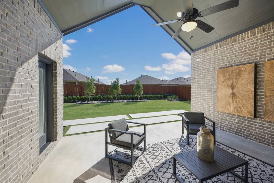 Representative exterior details of a home built from the Princeton by Chesmar Homes in Heartland 50's and 60's, Heartland (Image 3).