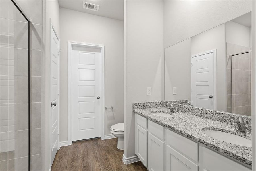 Furnished interior view inside a new home in Deer Creek, Crowley (Image 26).
