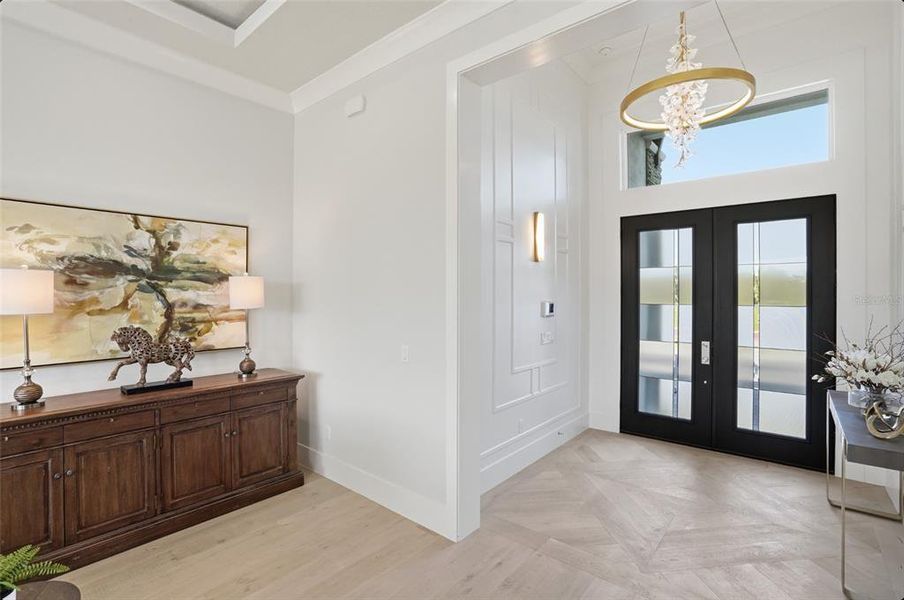 Furnished interior view inside a new home in , Parrish (Image 51).