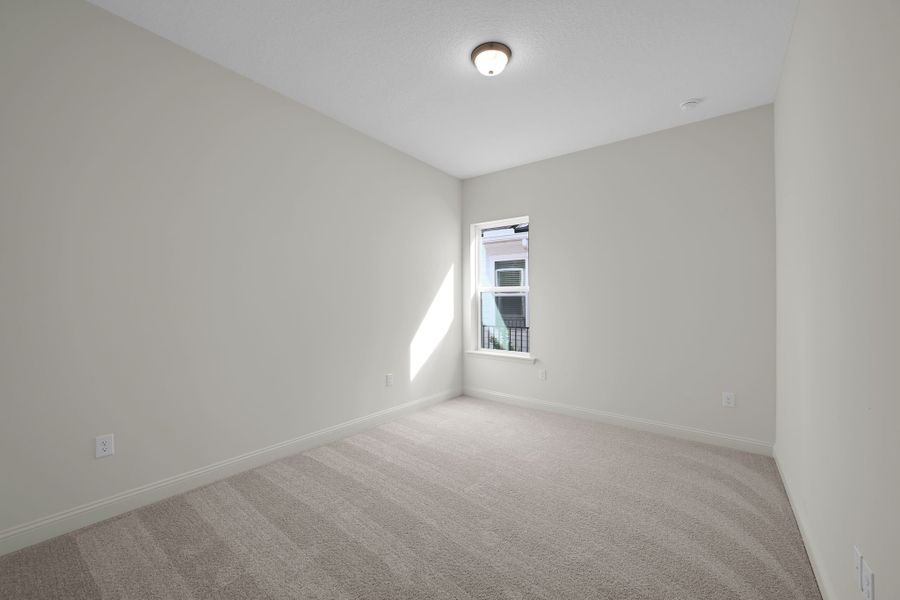 Representative unfurnished interior of a home built from the Hudson II by Riverside Homes in Hidden Creek at SilverLeaf 70' Series, St. Augustine (Image 28).