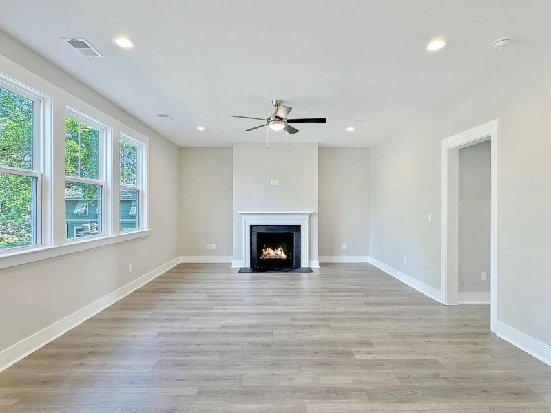 Spacious, unfurnished interior of a new home in , Edisto Island (Image 9).