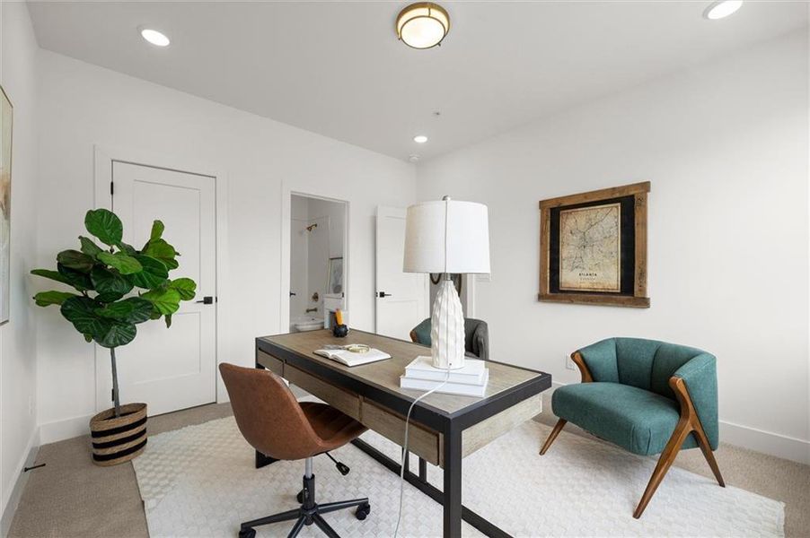 Furnished interior view inside a new home in The Gathering – Alpharetta, Alpharetta (Image 13).