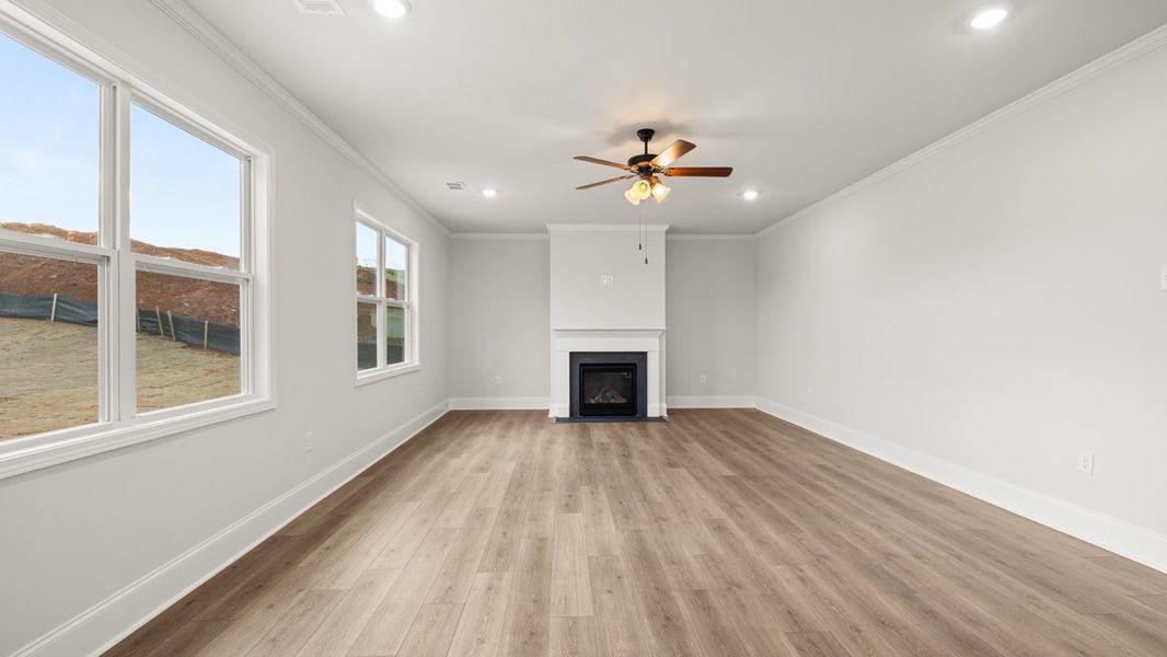 Spacious, unfurnished interior of a new home in Thalley Creek Estates, Cumming (Image 17). Spacious, unfurnished interior of a new home in Thalley Creek Estates, Cumming (Image 17).