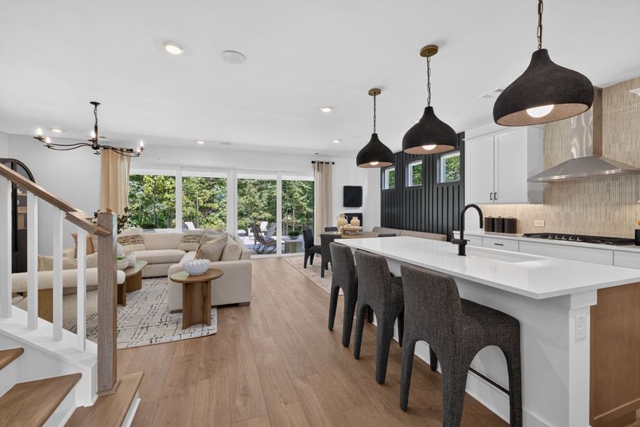 Representative furnished interior of a home built from the Wynfield by Pulte Homes in Bleckley Station, Ball Ground (Image 33).