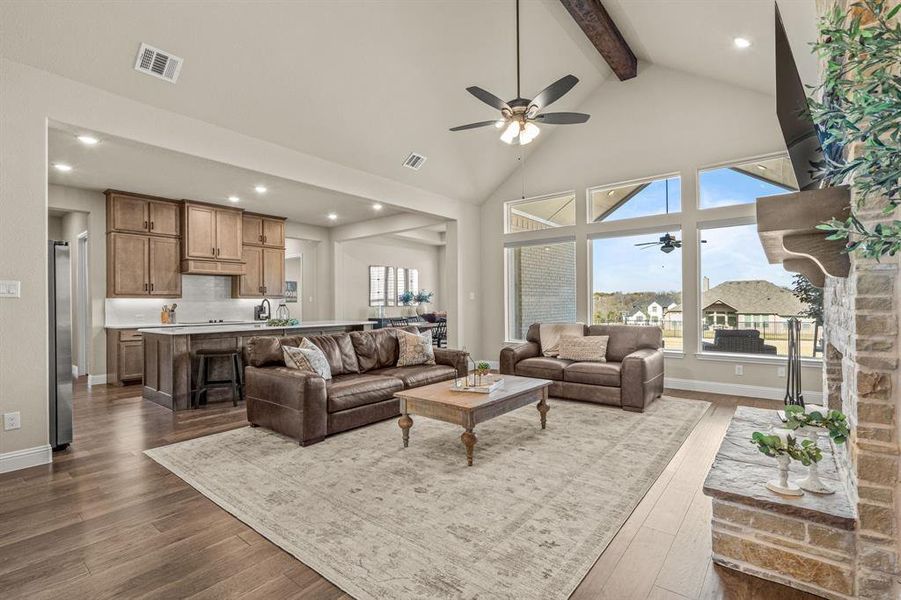 Furnished interior view inside a new home in The Meadows, Gunter (Image 7). Furnished interior view inside a new home in The Meadows, Gunter (Image 7).
