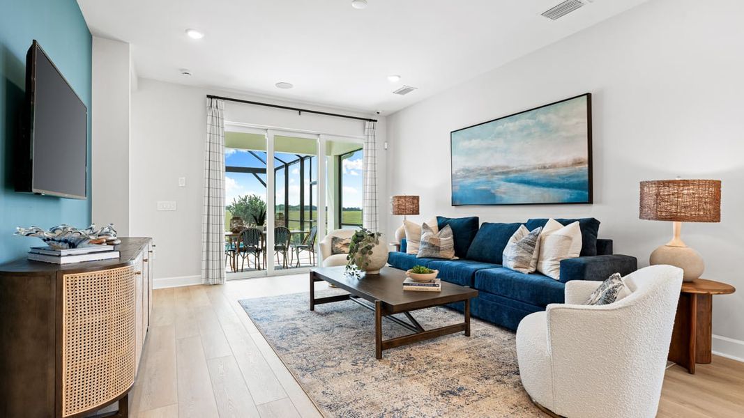 Representative furnished interior of a home built from the Alta by Taylor Morrison in Westview Community Group Page, Kissimmee (Image 9).
