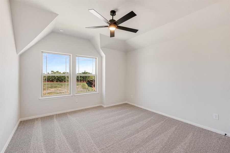 Spacious, unfurnished interior of a new home in Waterscape Classic 60s, Royse City (Image 24). Spacious, unfurnished interior of a new home in Waterscape Classic 60s, Royse City (Image 24).