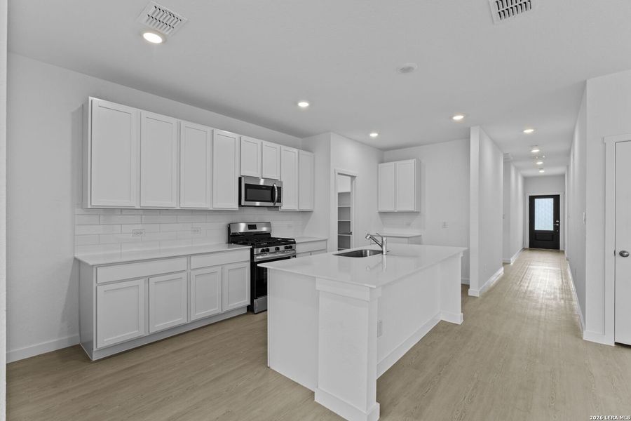 Furnished interior view inside a new home in Hightop Ridge, Converse (Image 5).