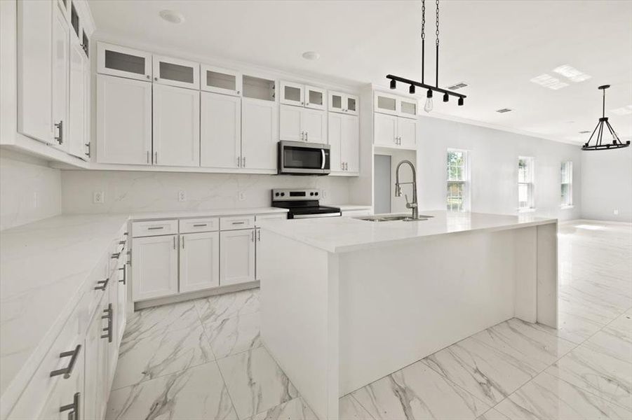 Furnished interior view inside a new home in , Royse City (Image 7). Furnished interior view inside a new home in , Royse City (Image 7).