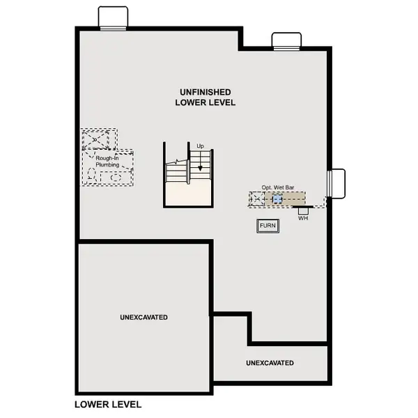 2D floor plan layout of this home in Legacy at Kime Ranch, Parker, CO (Image 6). 2D floor plan layout of this home in Legacy at Kime Ranch, Parker, CO (Image 6).