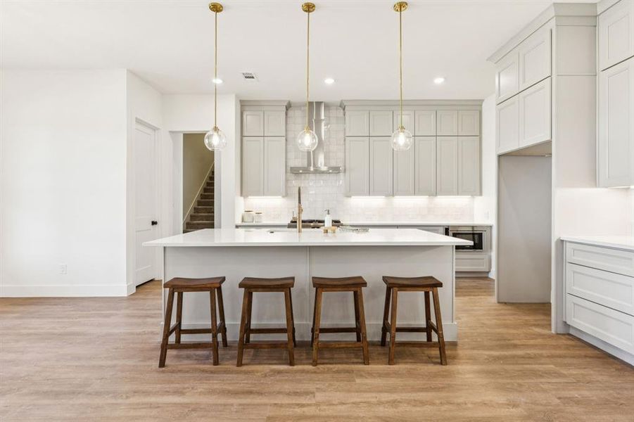 Furnished interior view inside a new home in , Justin (Image 10).