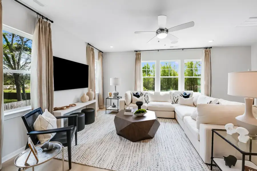 Furnished interior view inside a new home in Buffalo Townes, Garner (Image 4).