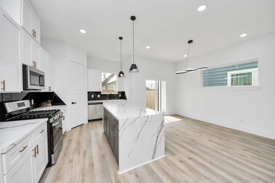 Furnished interior view inside a new home in , Houston (Image 9).
