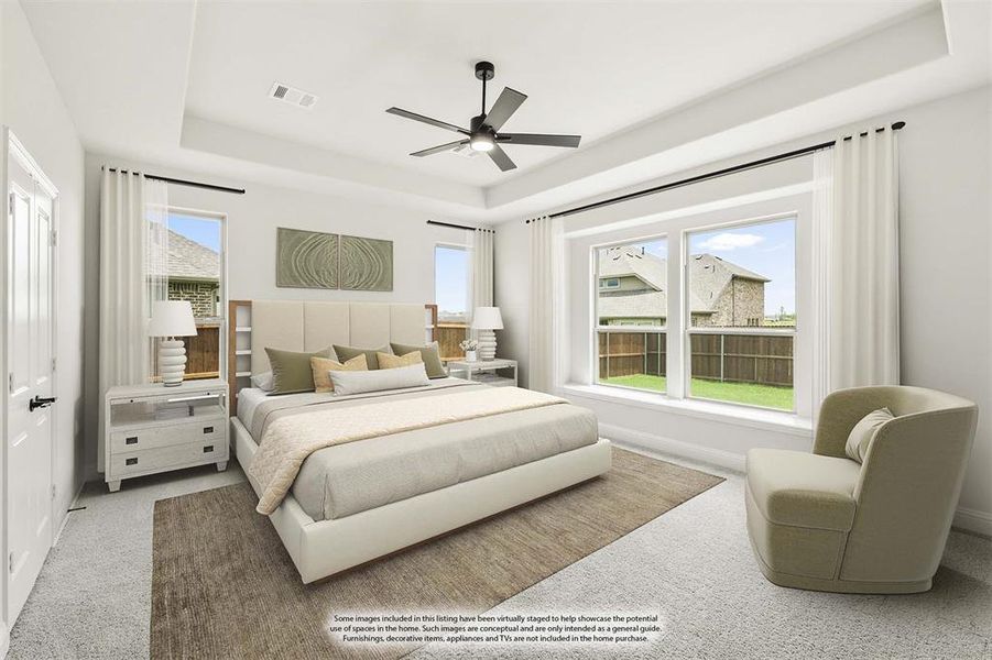 Furnished interior view inside a new home in The Oaks, Red Oak (Image 11).