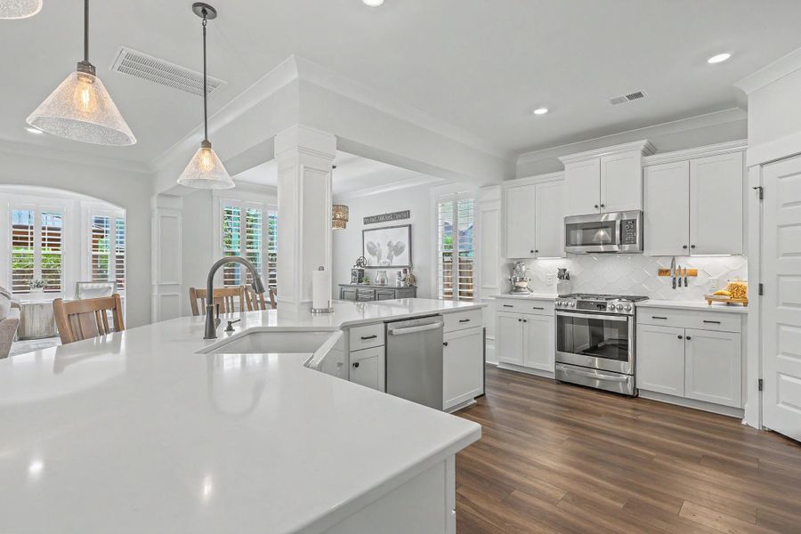 Furnished interior view inside a new home in , Johns Island (Image 37).