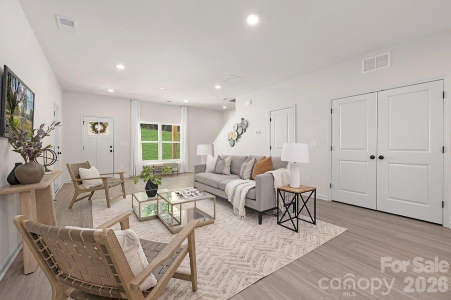 Furnished interior view inside a new home in , Bessemer City (Image 10).