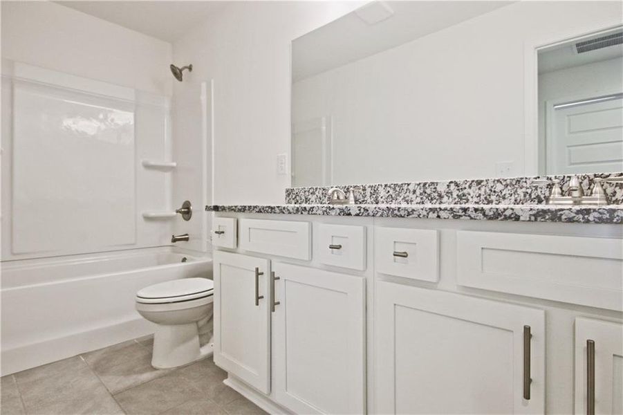 Furnished interior view inside a new home in Somerset at Riverbrook, Gainesville (Image 6). Furnished interior view inside a new home in Somerset at Riverbrook, Gainesville (Image 6).